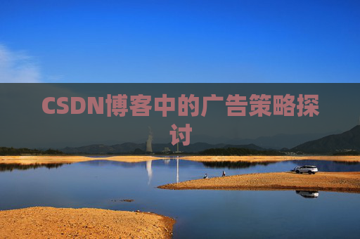 CSDN博客中的广告策略探讨